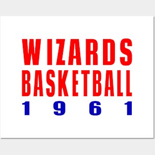 Wizards Basketball Classic Posters and Art